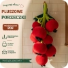 Uszyj pluszowe owoce - czerwona porzeczka