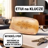 Ręcznie szyte etui na klucze - wzór PDF