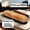Wzór PDF na skórzane etui na długopis