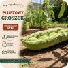 wykrój krawiecki PDF na pluszowy strączek zielonego groszku