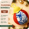 Wykrój krawiecki PDF - pluszak bombka choinkowa