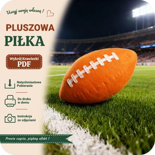 Darmowy wykrój PDF na uszycie piłki futbolowej