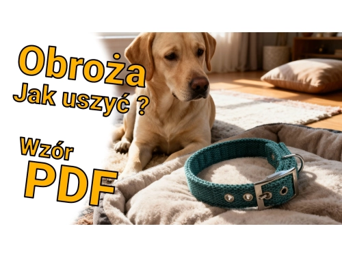 Jak uszyć obroże dla psa - poradnik szycia krok po kroku