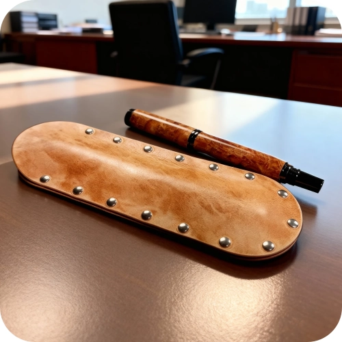 Prosty wzór kaletniczy na skórzane etui