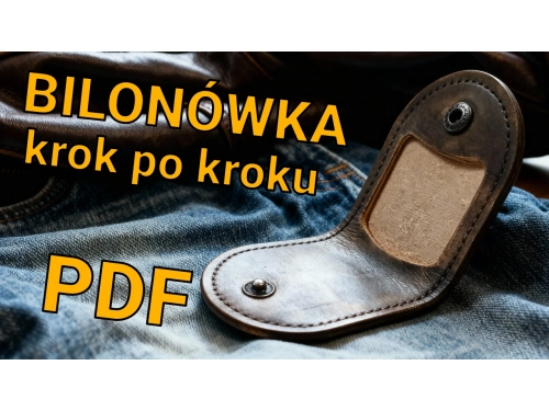 Poradnik kaletniczy - Jak zrobić skórzany portfel na bilon