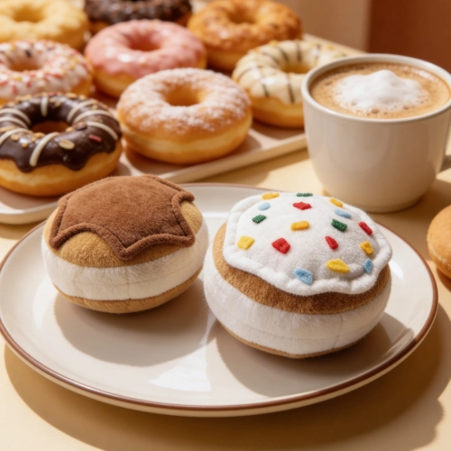Pluszowe pączki krok po kroku - proste szycie krok po kroku