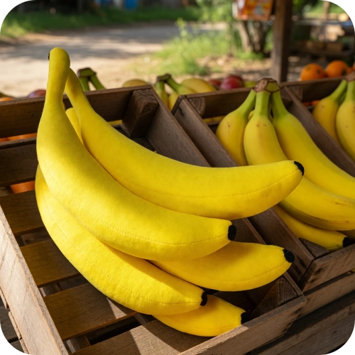 Wykrój krawiecki PDF na uszycie pluszowego banana