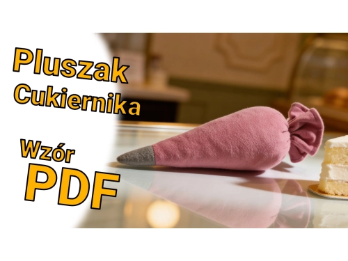 Jak uszyć pluszowy rękaw cukierniczy? Słodki prezent DIY dla cukiernika