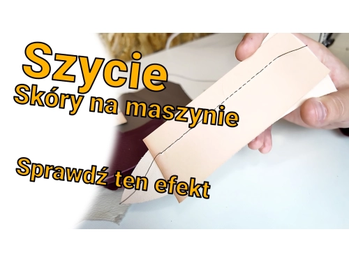 Masz dość ręcznego szycia ? Zobacz efekt szycia maszynowego