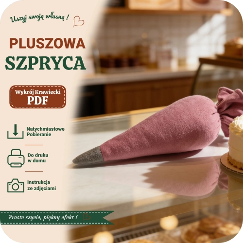 Wykrój krawiecki PDF na cukiernicze zabawki