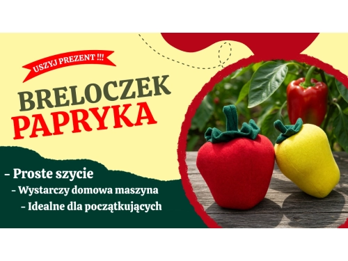 Jak uszyć pluszowe papryki - szycie pluszowych warzyw